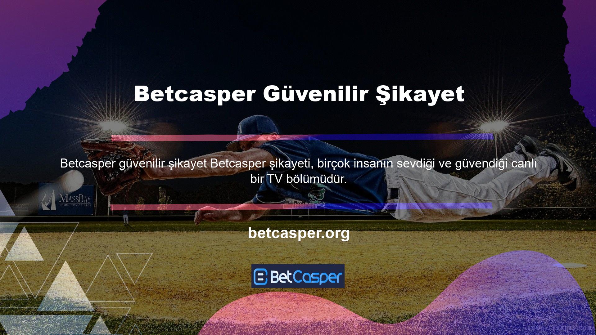 Sitemizdeki herhangi bir bağlantıdan Betcasper TV'ye ücretsiz olarak erişebilirsiniz